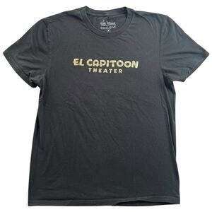 Disney Imagineering Exclusive El Capitoon Theater Graphic T Shirt Black Medium